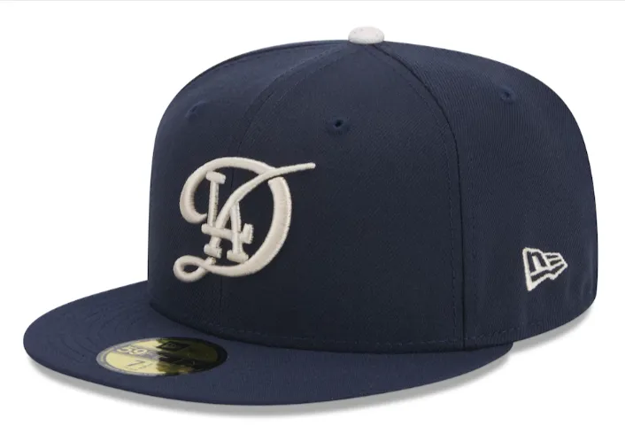 Los Angeles Dodgers Kids Fitted New Era 59Fifty 2024 City Connect Navy Cap Hat