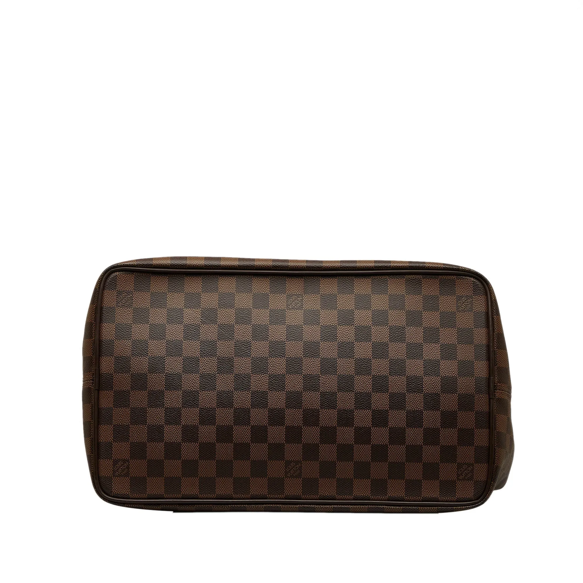 LOUIS VUITTON Damier Ebene Greenwich PM Travel Bag