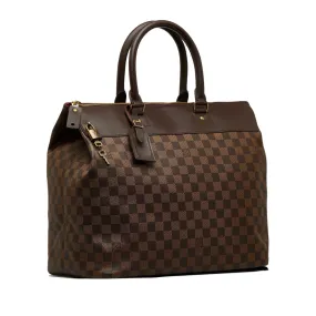LOUIS VUITTON Damier Ebene Greenwich PM Travel Bag