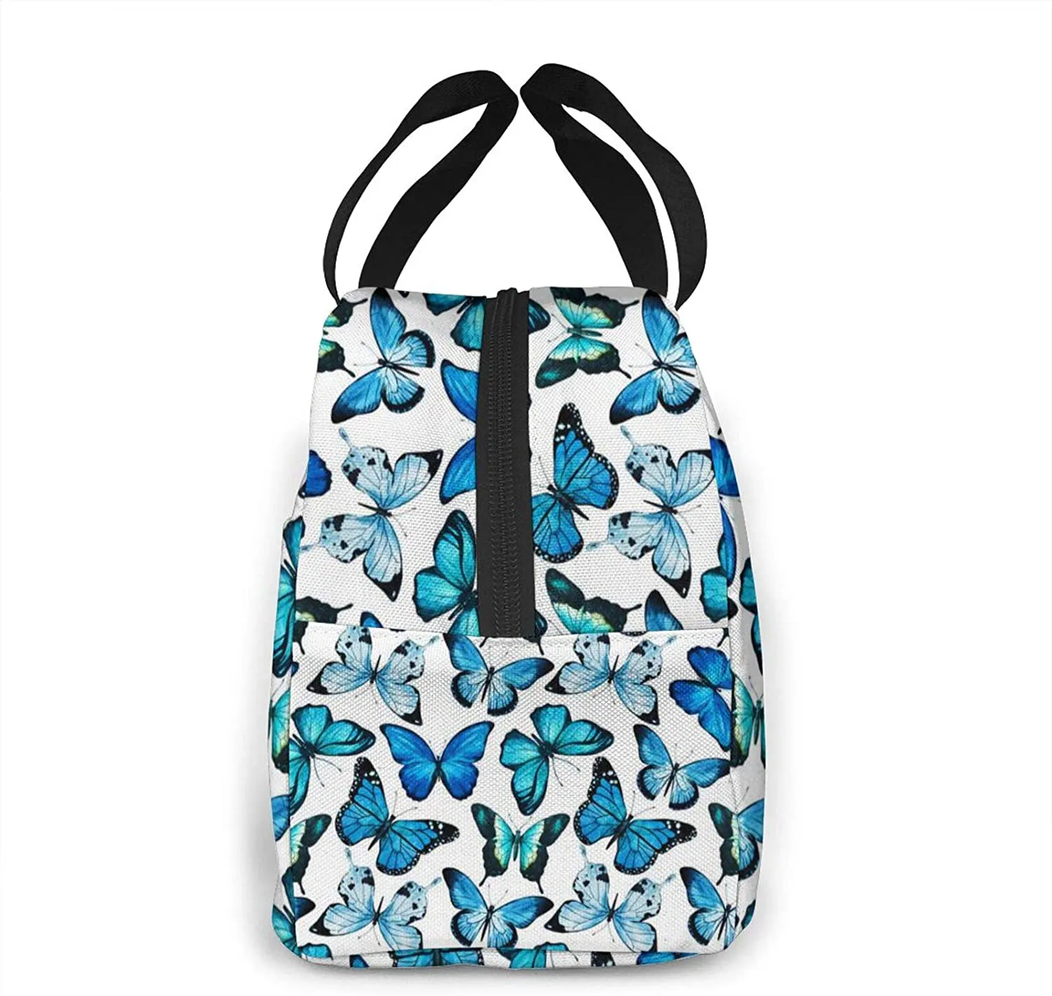 Lunch Bags for Women with Containers Butterfly Insulated Lunch Box Freezable Cooler Thermal Waterproof Women Lunch Tote Bag for Work