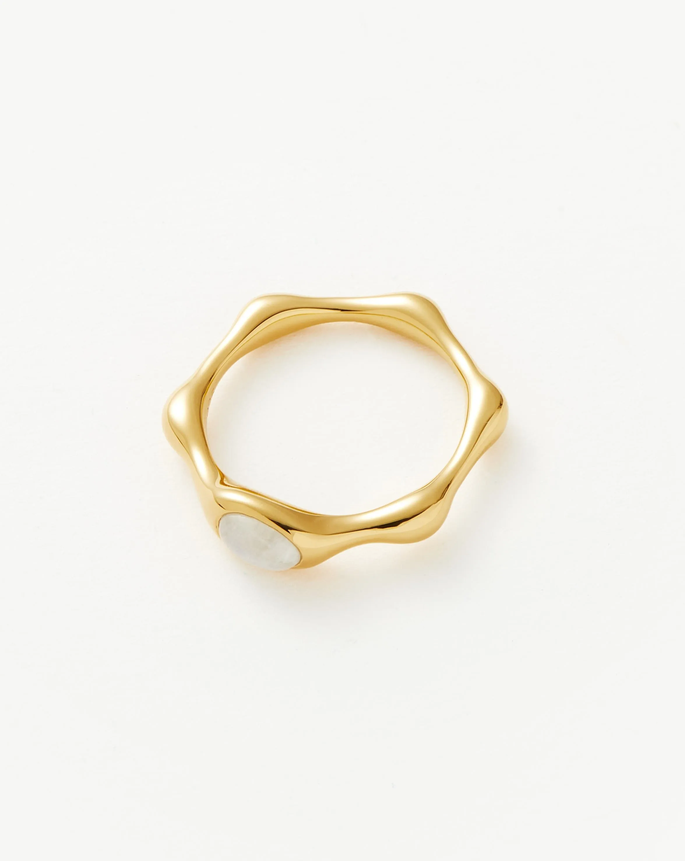 Magma Gemstone Stacking Ring | 18k Recycled Gold Vermeil on Recycled Sterling Silver