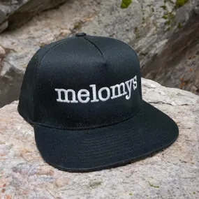 Melomys Embroidered Flat Bill Cap