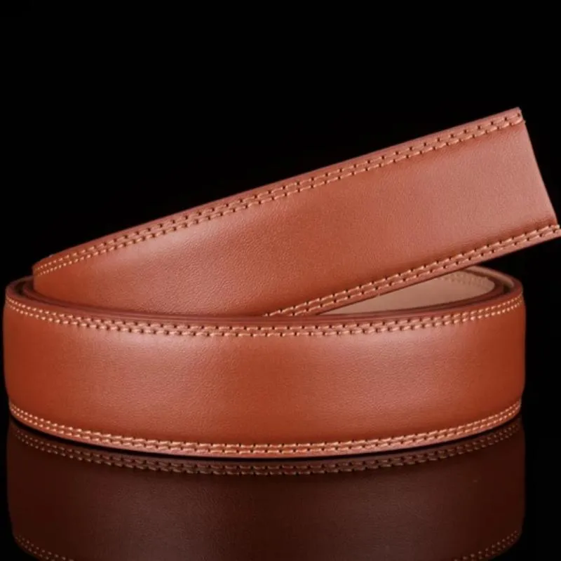 Men's Casual Leather Belt With Automatic Buckle