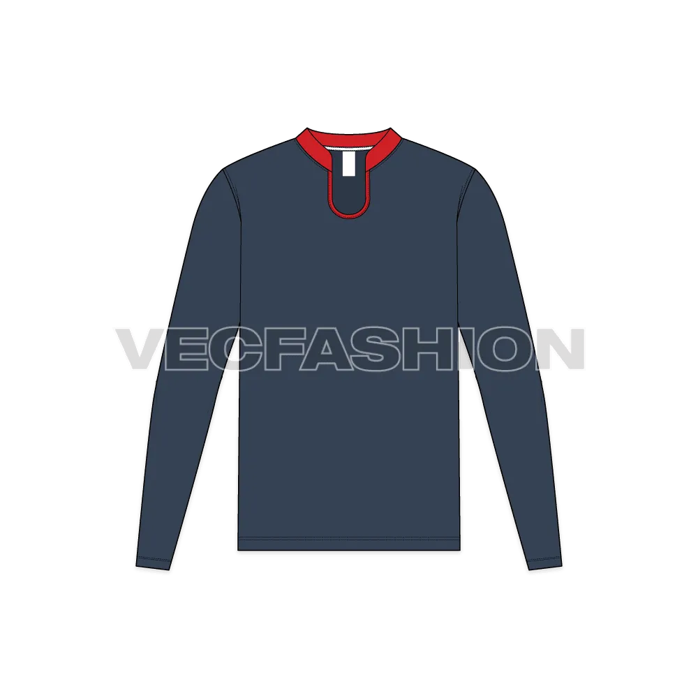 Mens Open Neck Shirt