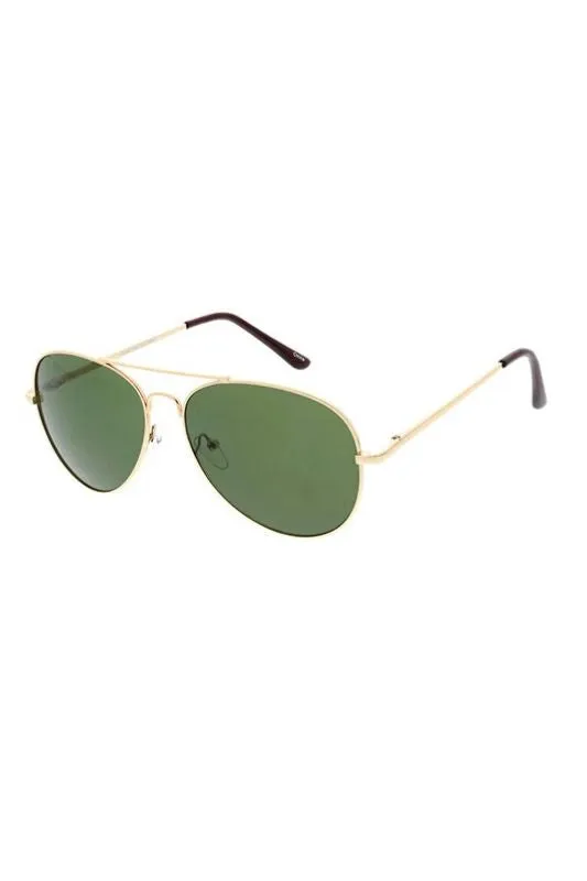 Metal Aviator with Spring Temples