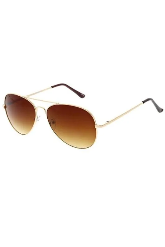 Metal Aviator with Spring Temples