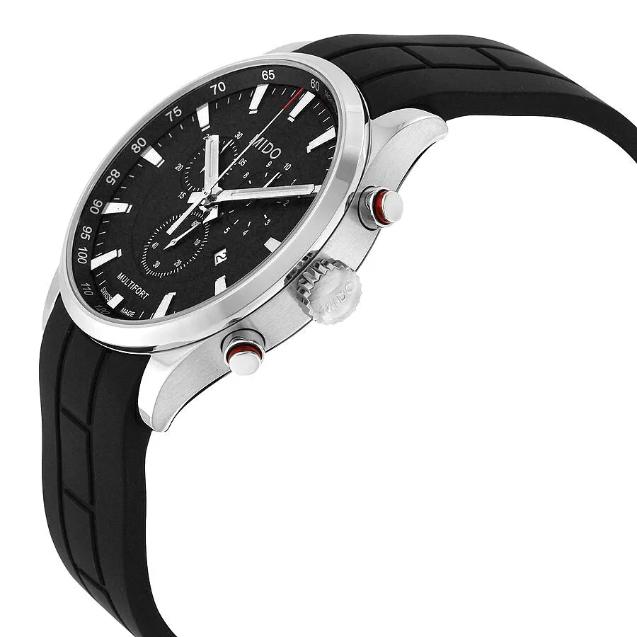 Mido Multifort Chronograph Black Dial Men's Watch M0054171705120