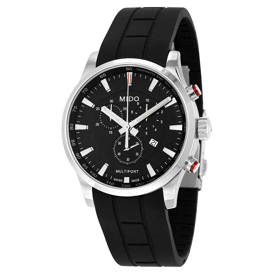 Mido Multifort Chronograph Black Dial Men's Watch M0054171705120