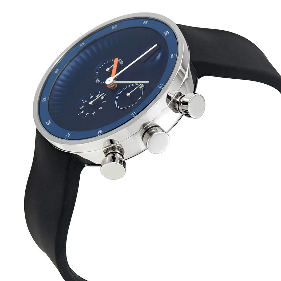 Movado Edge Chronograph Blue Aluminum Dial Men's Watch 3680019