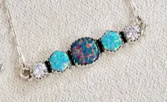 Multi Opal Stone Necklaces