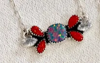 Multi Opal Stone Necklaces