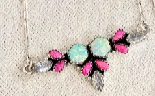 Multi Opal Stone Necklaces