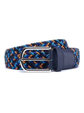 Mutlicolour Elastic Braided Belt