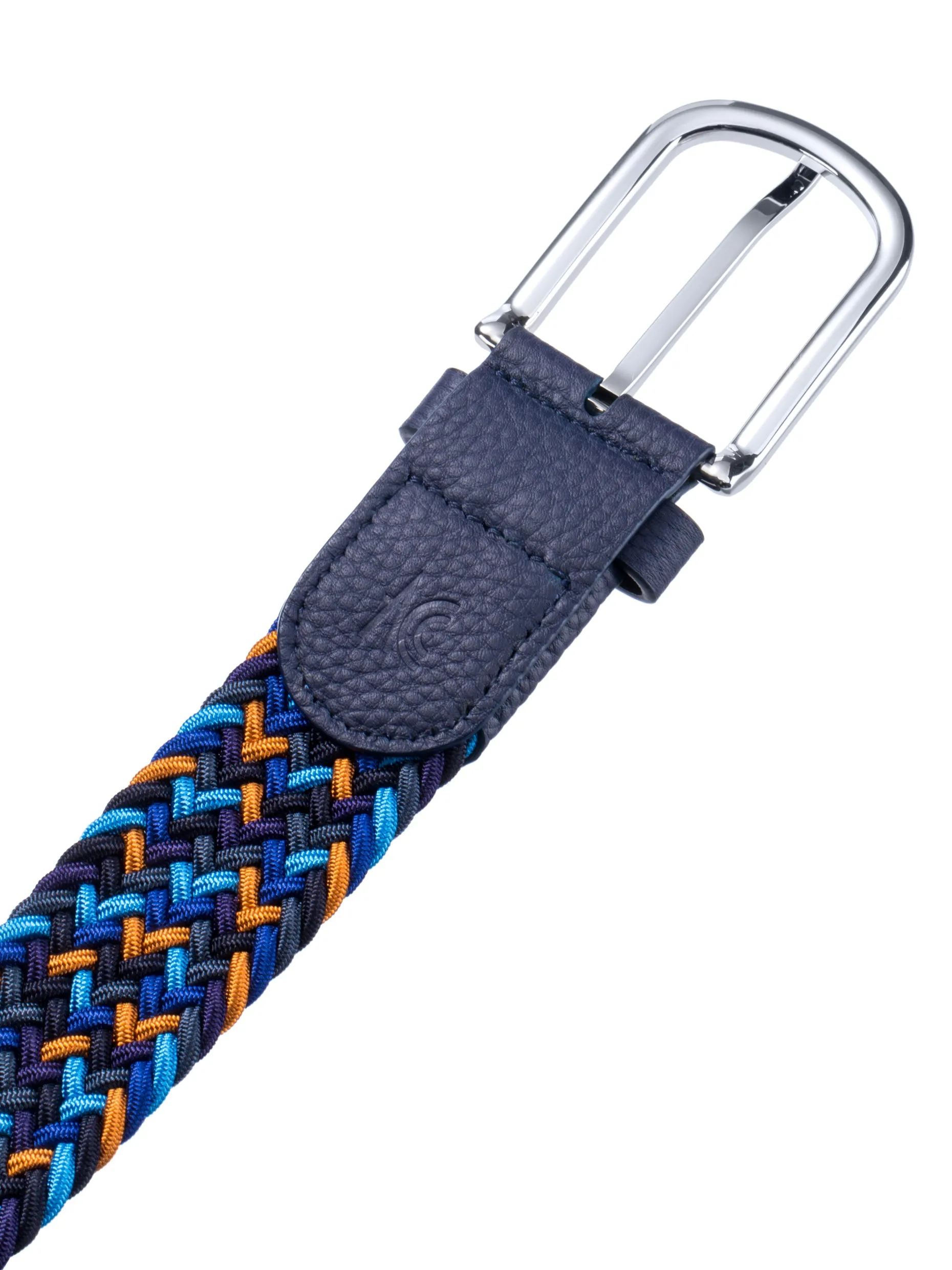 Mutlicolour Elastic Braided Belt