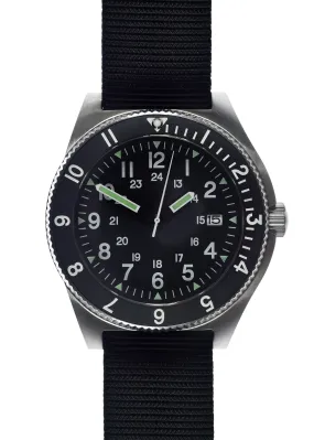 MWC 300m Water Resistant Stainless Steel Navigator Watch with Luminova (Automatic)