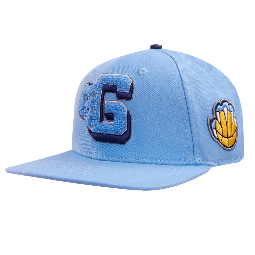 NBA MEMPHIS GRIZZLIES MASHUP UNISEX WOOL SNAPBACK HAT (UNIVERSITY BLUE)