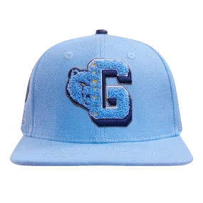 NBA MEMPHIS GRIZZLIES MASHUP UNISEX WOOL SNAPBACK HAT (UNIVERSITY BLUE)