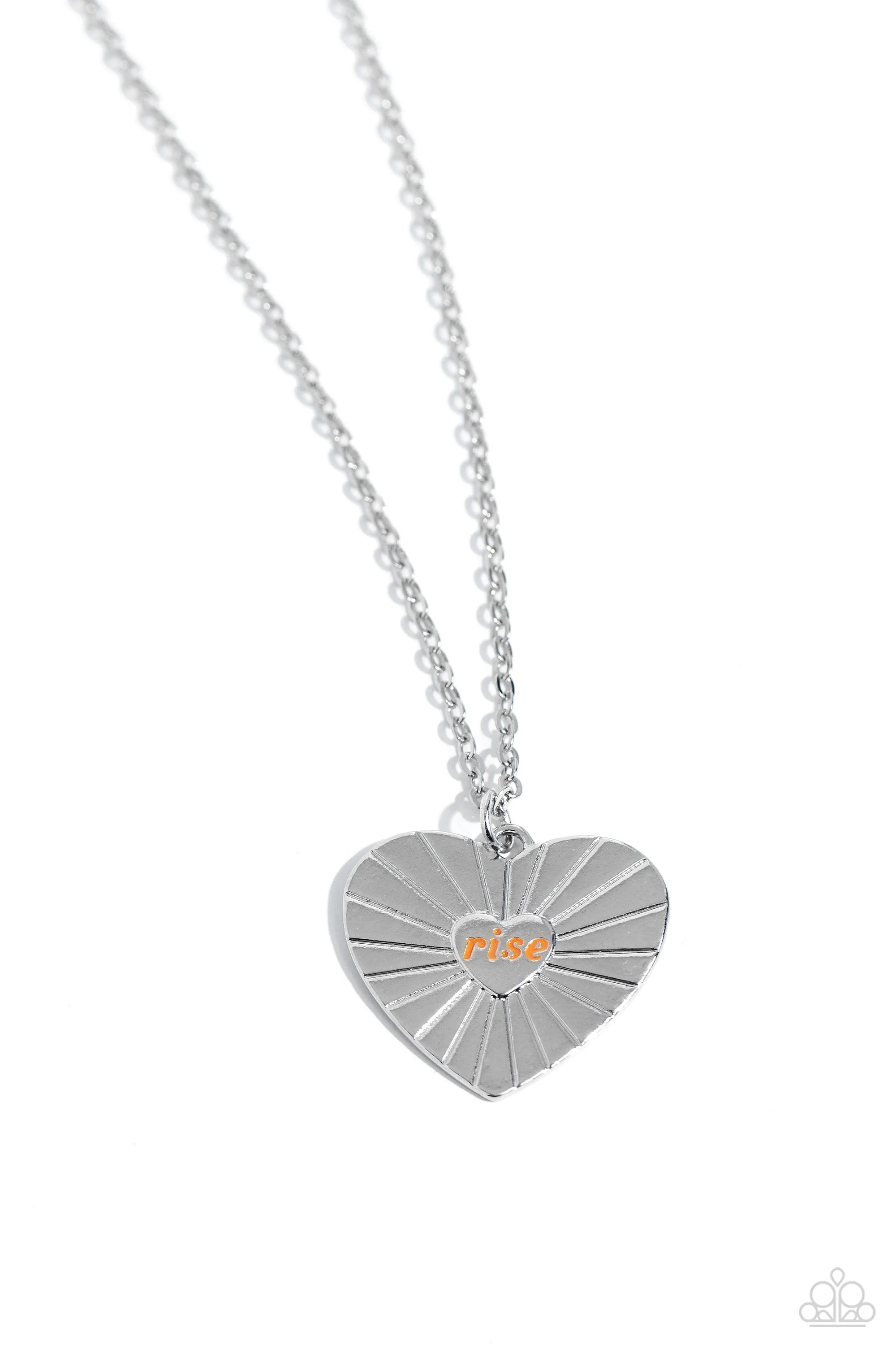 Necklaces Elevated Embrace - Orange VDAY