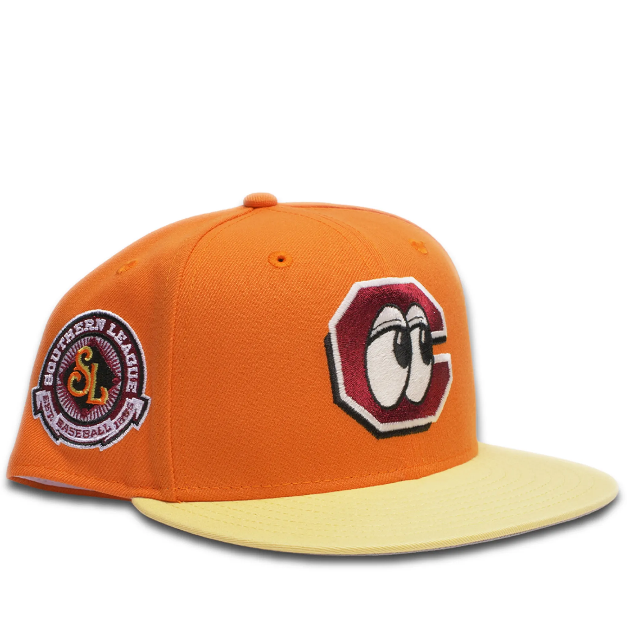 New Era Chattanooga Lookouts 59Fifty Fitted Hat - Orange/ Yellow