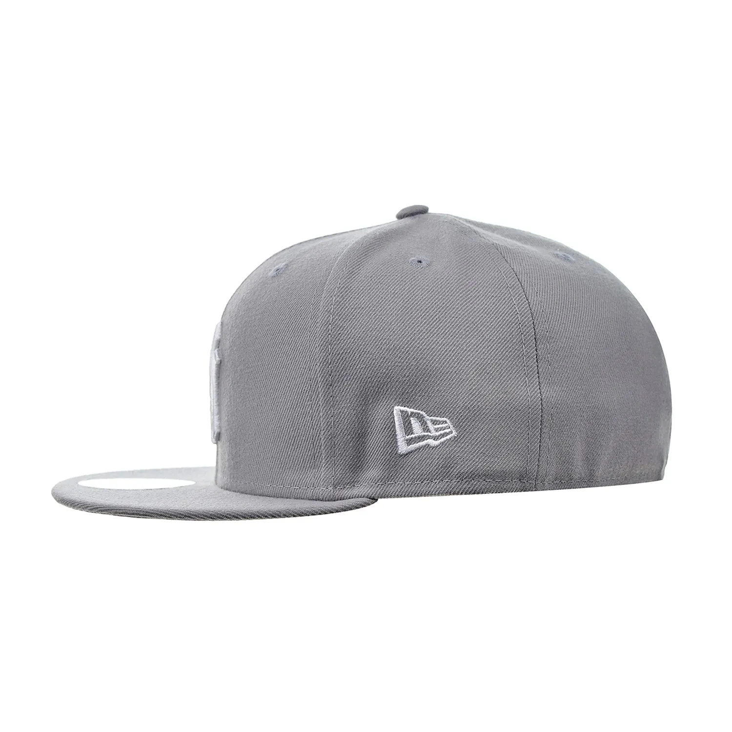 New Era New York Yankees Basic 59Fifty Fitted Men's Hat Grey-White