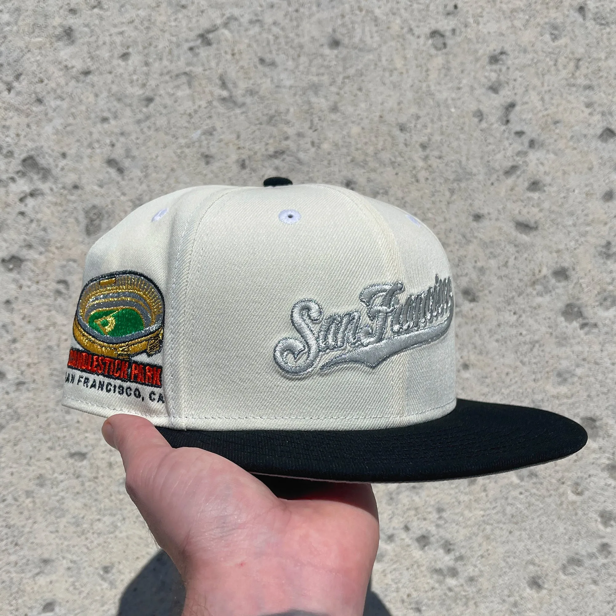 New Era San Francisco Giants 59FIFTY Fitted Hat - Chrome/ Black