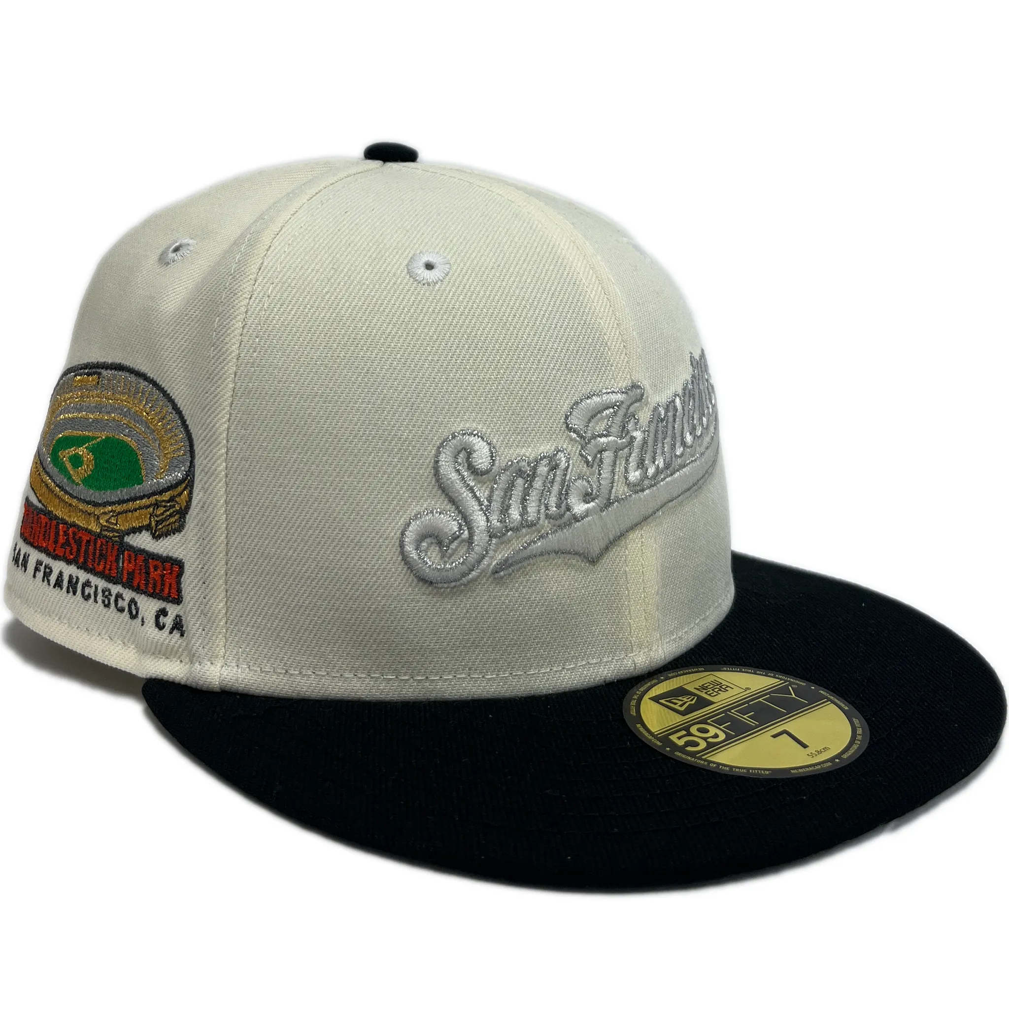 New Era San Francisco Giants 59FIFTY Fitted Hat - Chrome/ Black