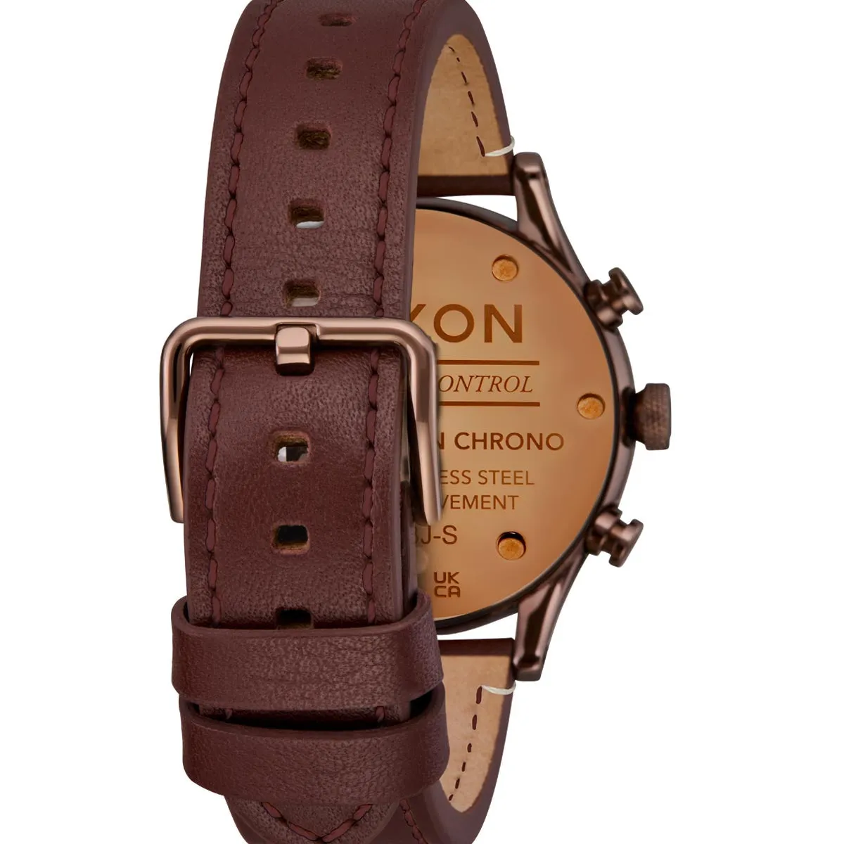 Nixon Station Chrono Watch - Chocolate/Cappuccino/Brown