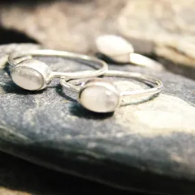 Olume Stone Silver Plated Ring