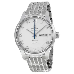 Omega Deville Silver Dial Stainless Steel Men's Watch 43110412202001 431.10.41.22.02.001