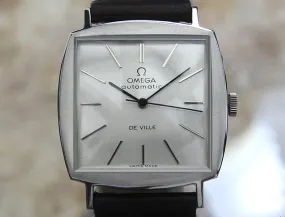 Omega DeVille Swiss Made 1970s Auto Cal 711 Mens 30mm Dress Watch