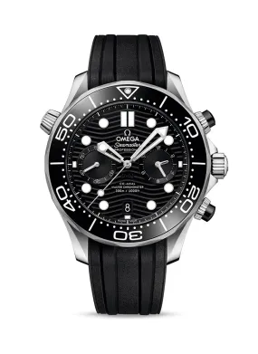 Omega Seamaster Diver Chronograph Stainless steel & Black Ceramic Men's Watch