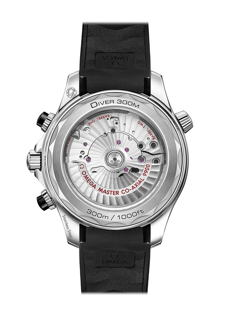 Omega Seamaster Diver Chronograph Stainless steel & Black Ceramic Men's Watch