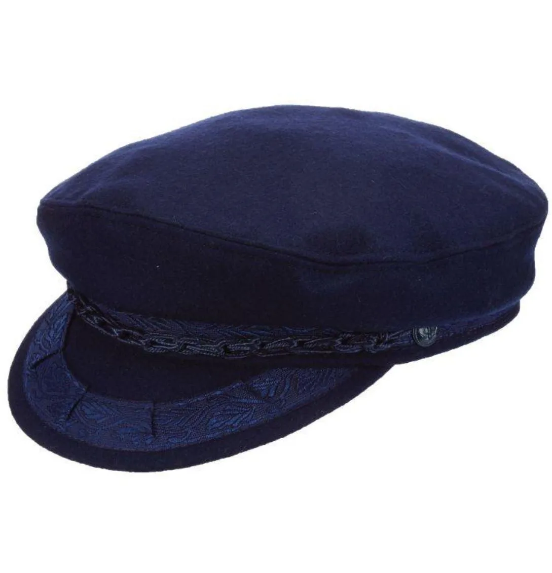Original Greek Fisherman Wool Hat Navy