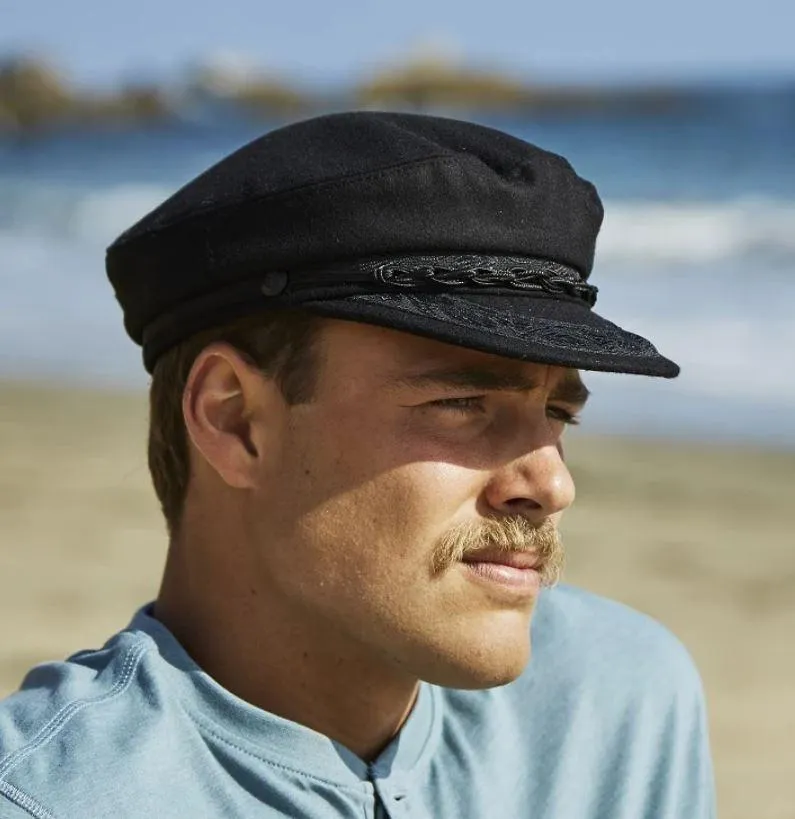 Original Greek Fisherman Wool Hat Navy