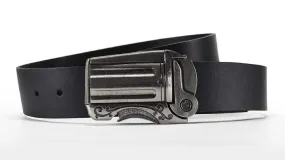Outlaw Gun Buckle on Western Leather Belt