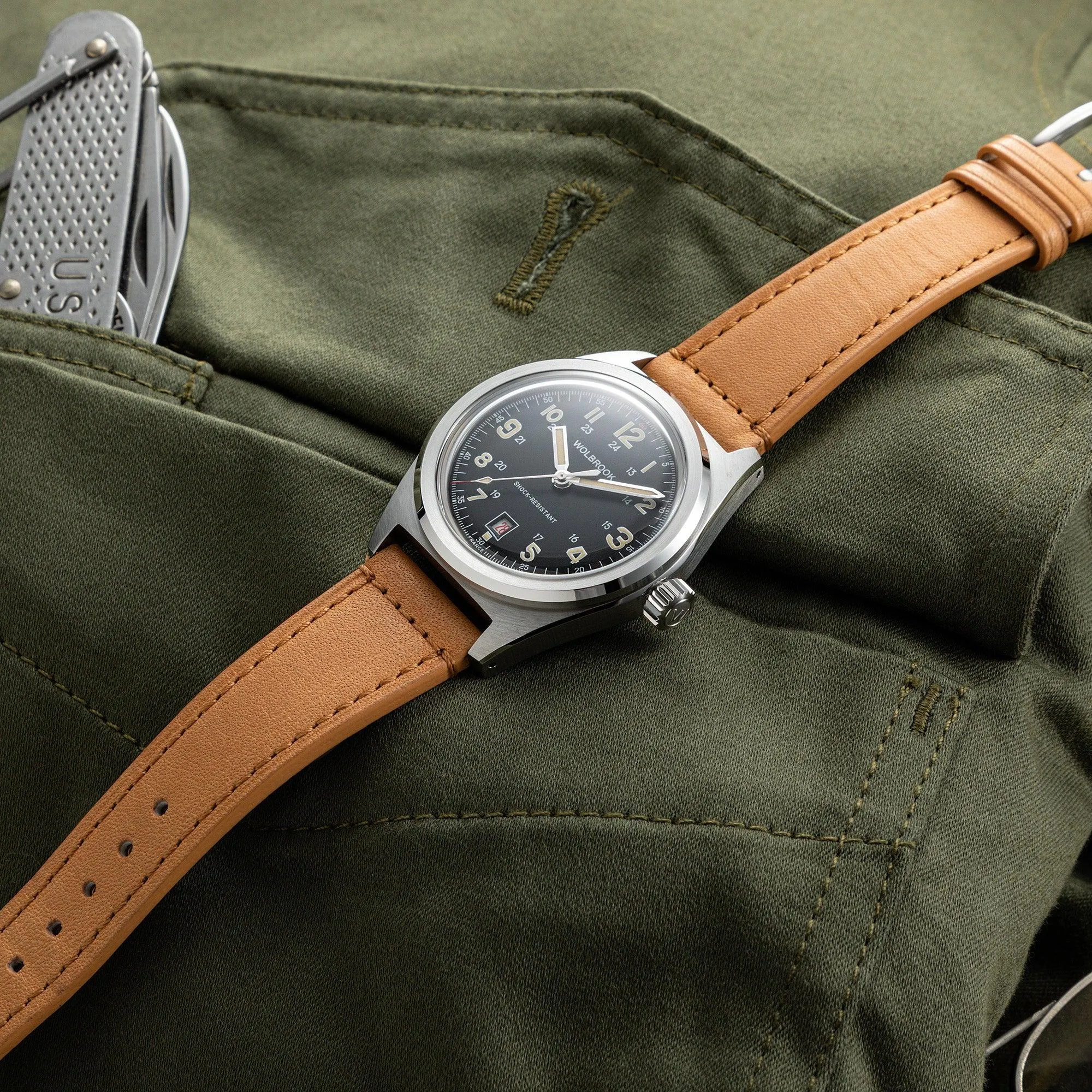 Outrider Automatic Watch - Black Vintage