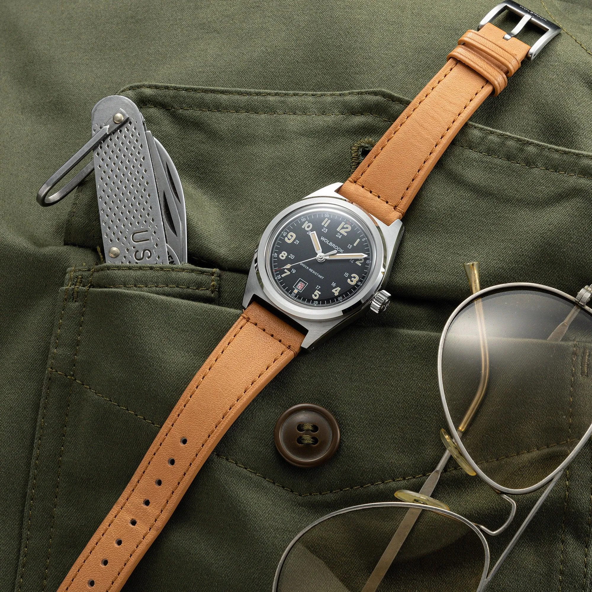 Outrider Automatic Watch - Black Vintage