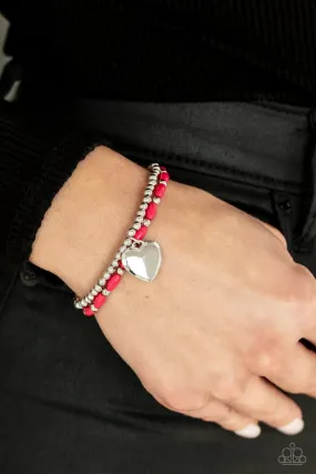 Paparazzi Bracelet ~ Candy Gram - Pink