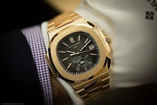 PATEK PHILIPPE NAUTILUS 40MM ROSE GOLD MEN'S WATCH 5980/1R-001 UNWORN