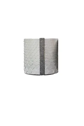 Pearl White Python Cuff