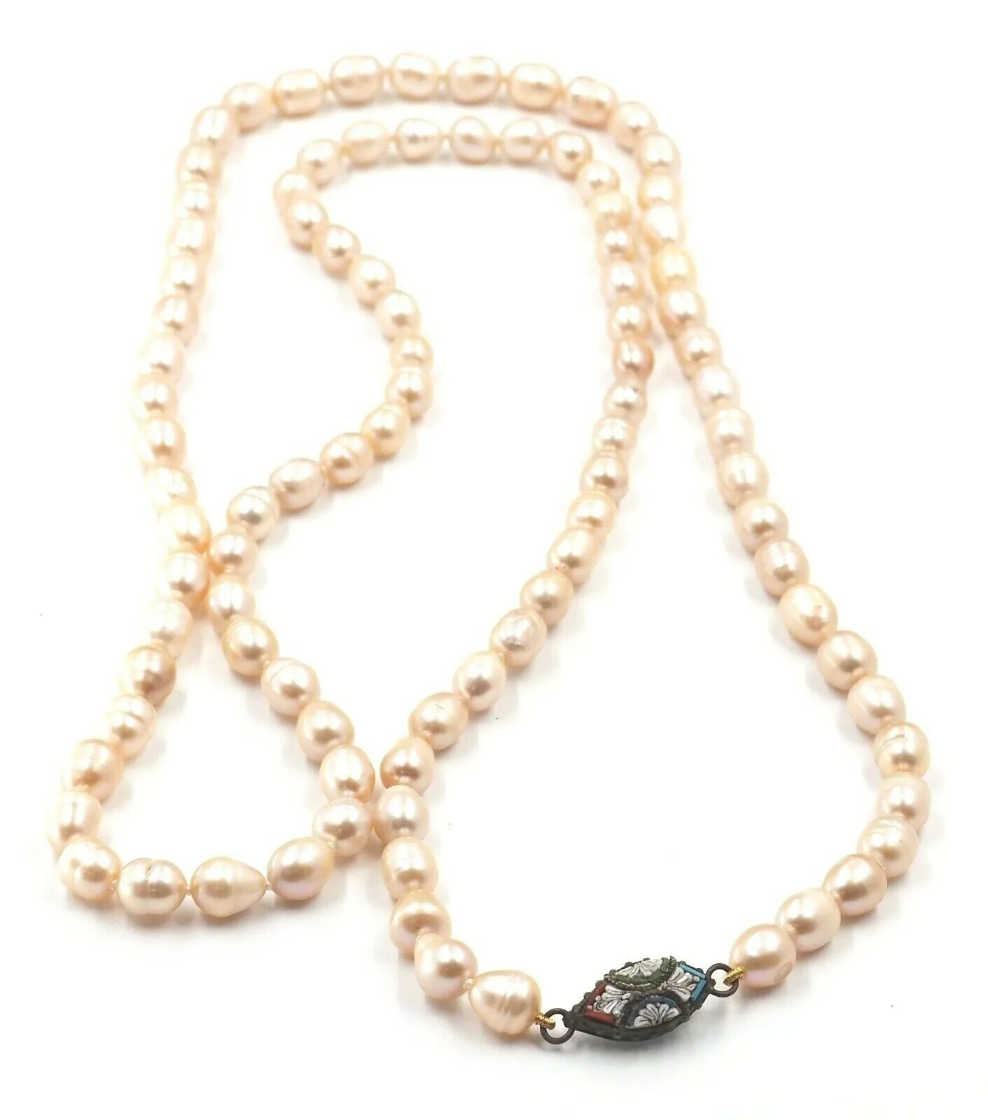 Pink Freshwater Pearl Strand Necklace