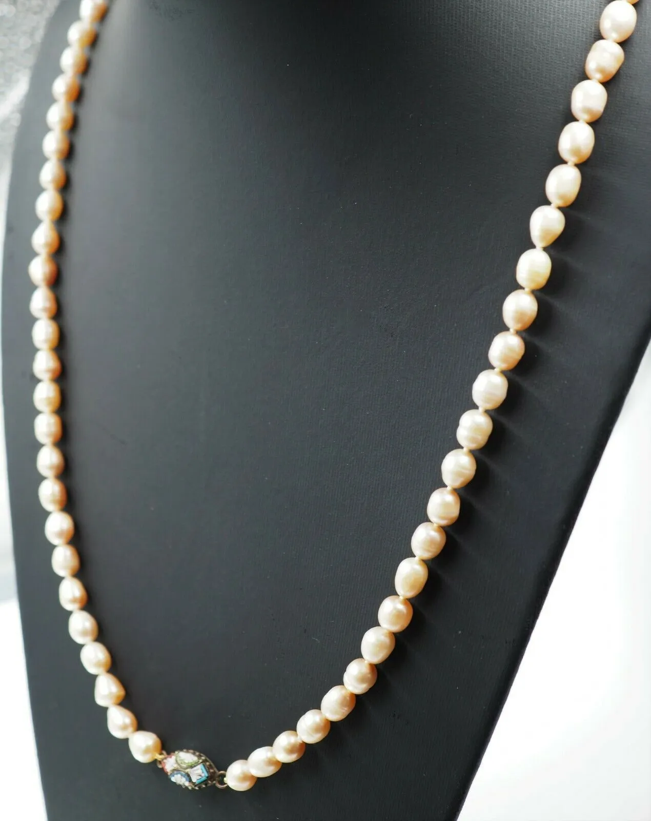 Pink Freshwater Pearl Strand Necklace