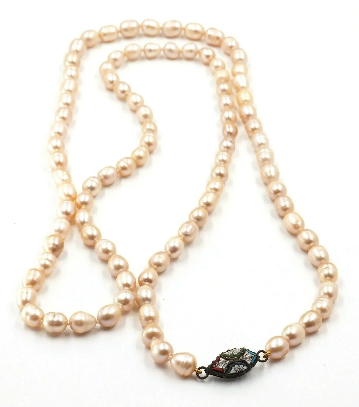 Pink Freshwater Pearl Strand Necklace