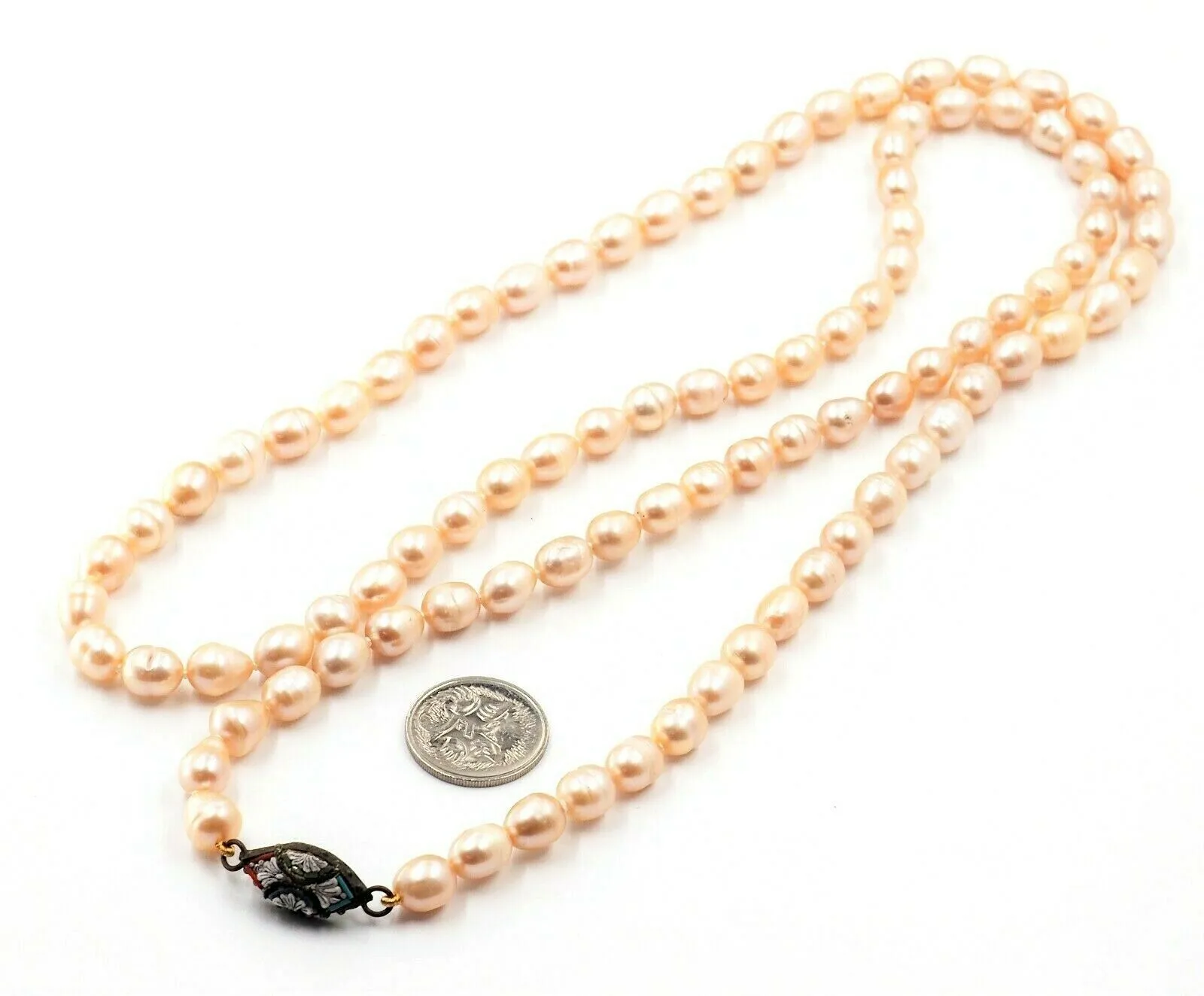 Pink Freshwater Pearl Strand Necklace