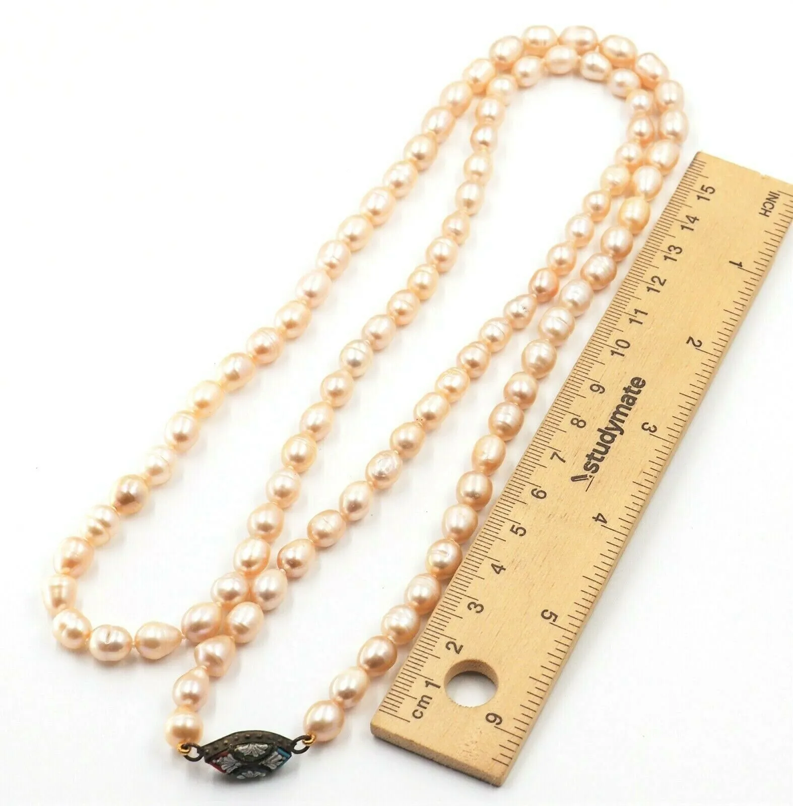 Pink Freshwater Pearl Strand Necklace