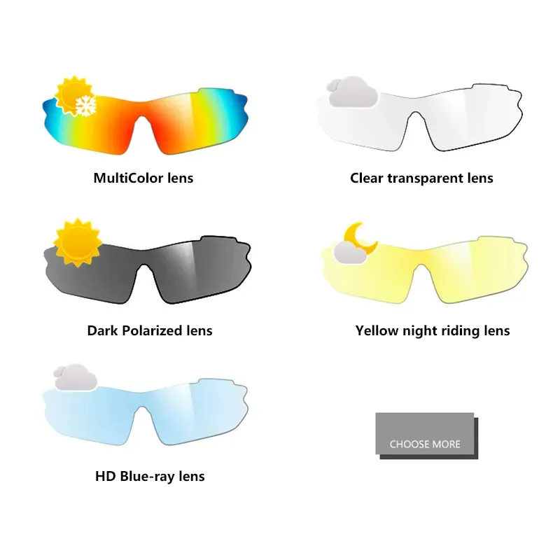 Polarized Sports Cycling Glasses