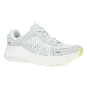 Poppy Casual Suede Walking Sneaker in Grey