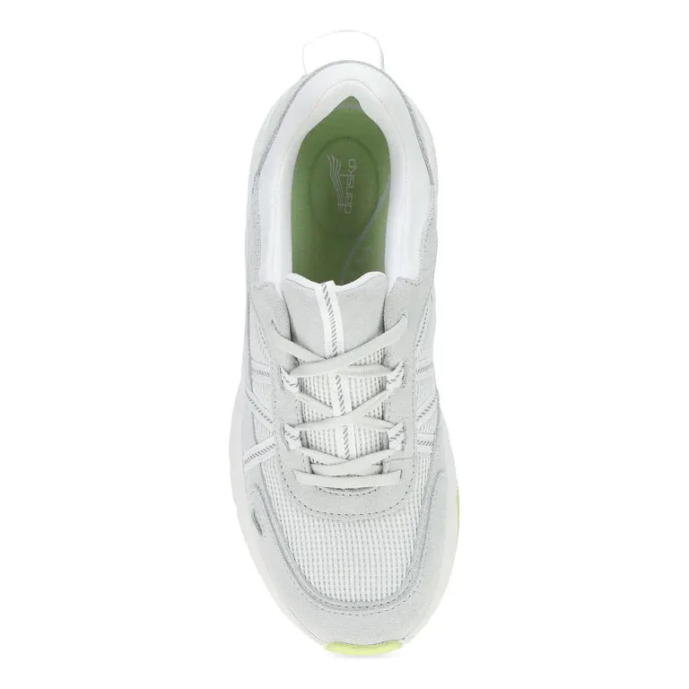 Poppy Casual Suede Walking Sneaker in Grey