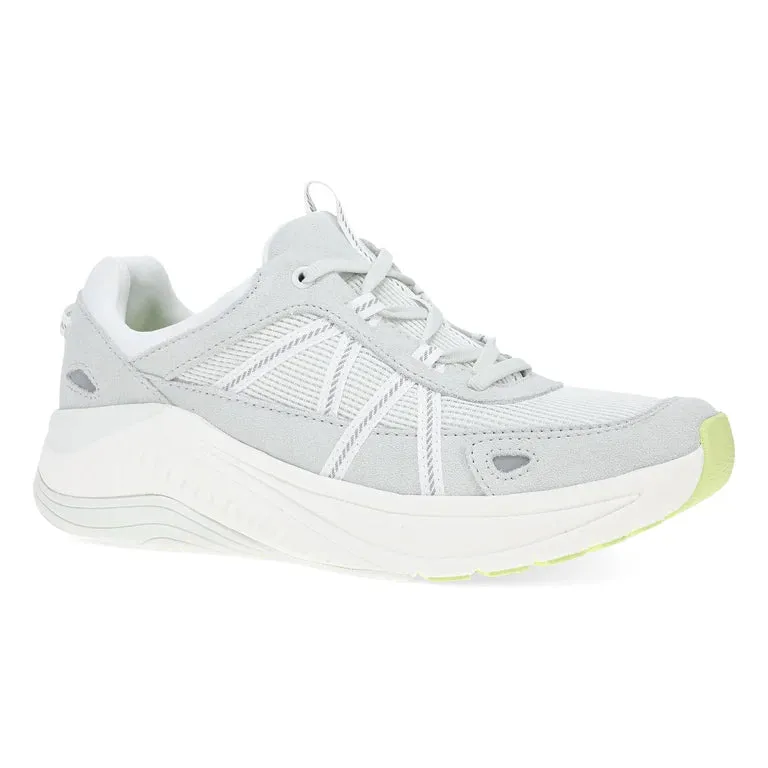 Poppy Casual Suede Walking Sneaker in Grey