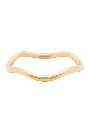 Porter Jewellery Chubby Wave Bangle - Gold